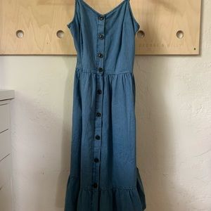 Denim summer dress
